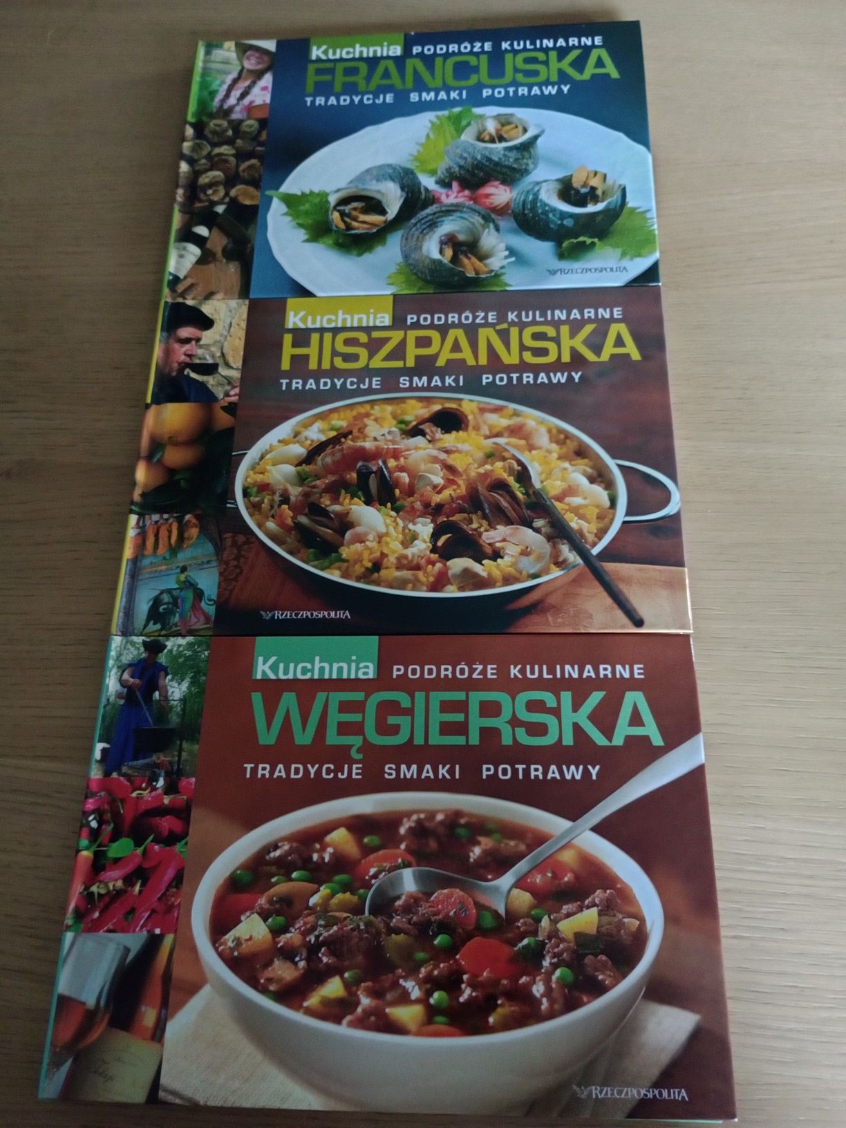 Książki "Podróże kulinarne" x6