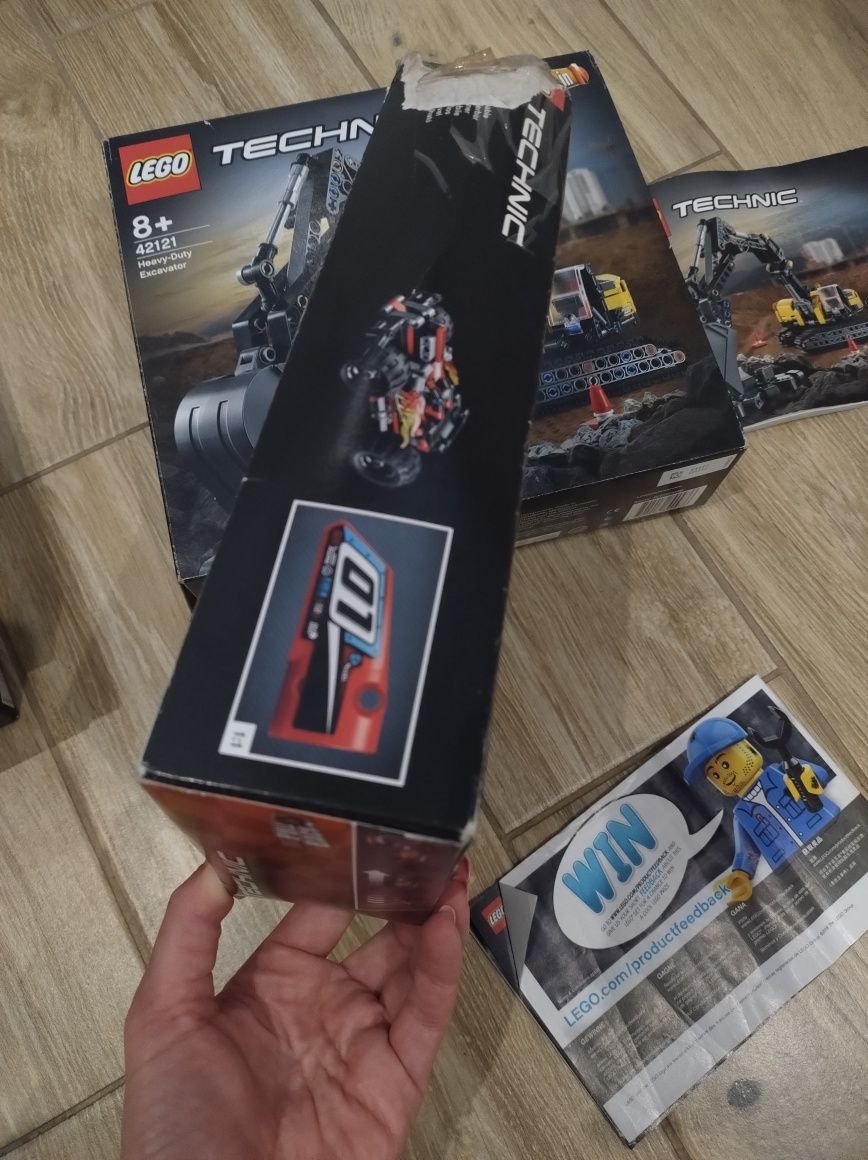LEGO technic puste pudelka plus instrukcje