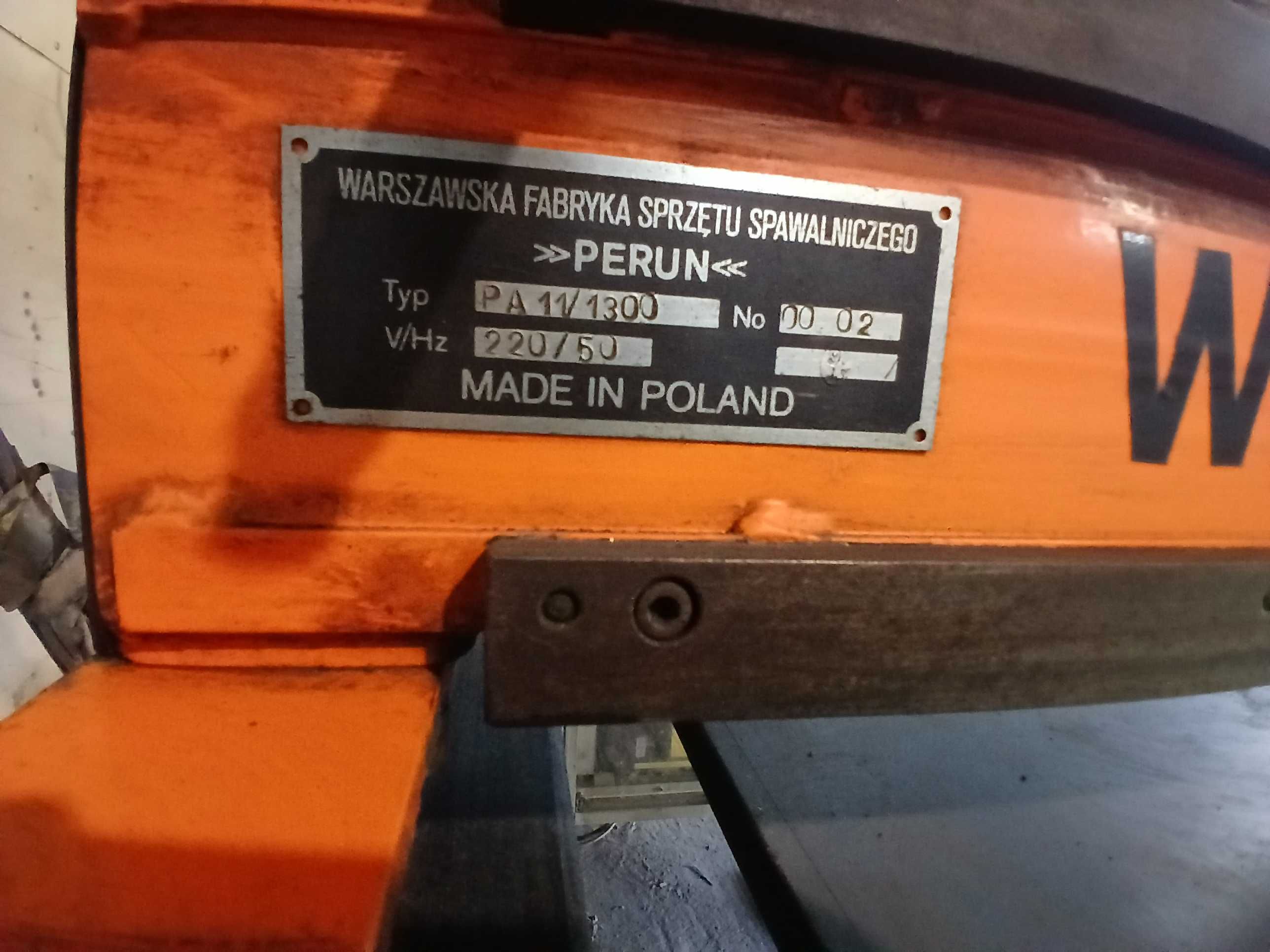 Przecinarka gazowa Perun z kompletem dysz + wózek i kpl. butli