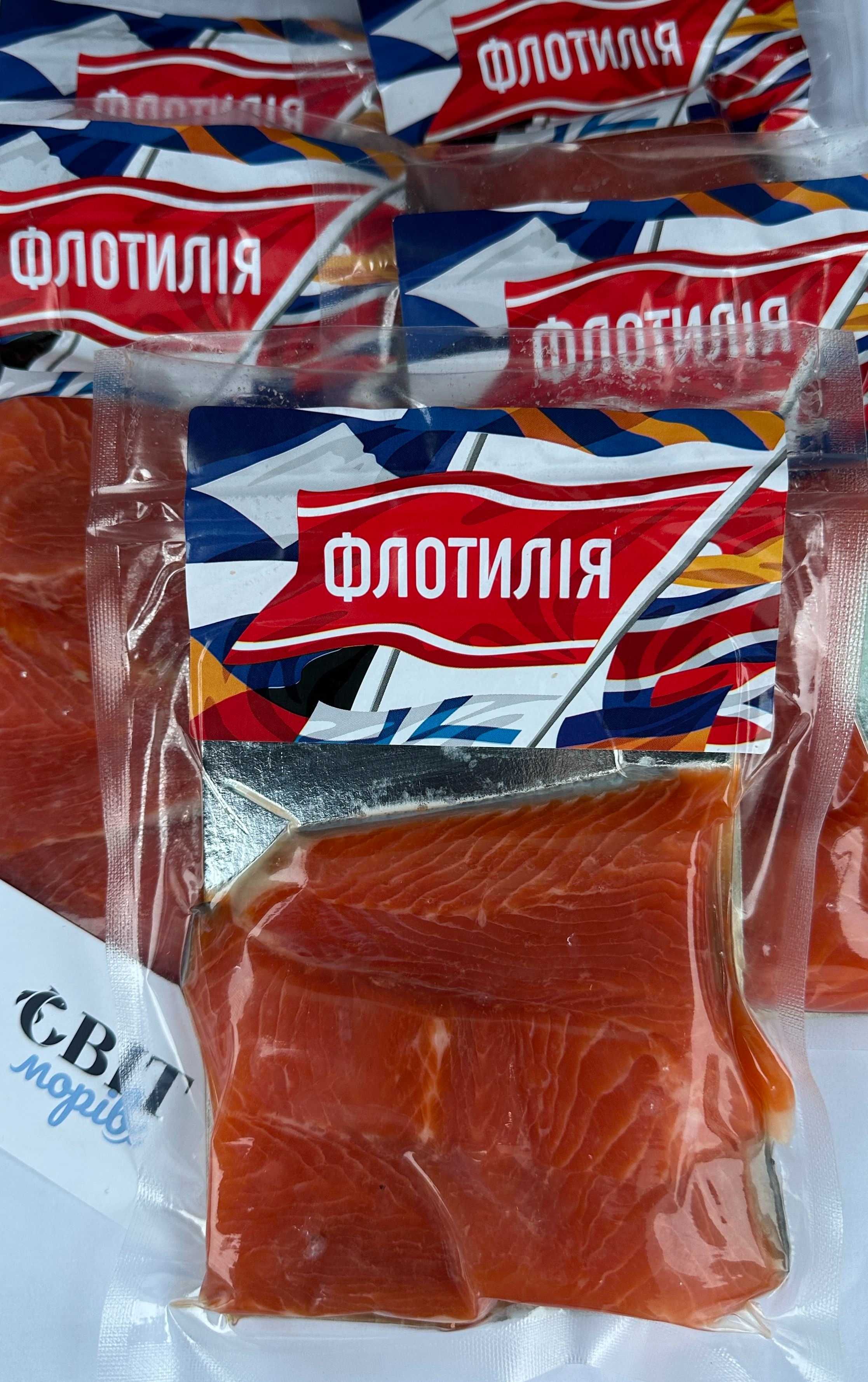 Форель філе слабосолене (хвостова частина) 130 грамів