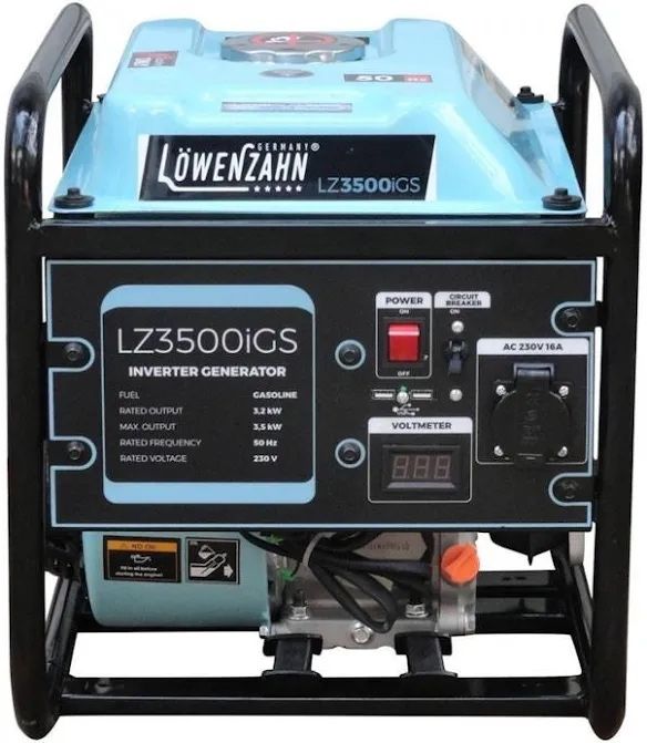 Генератор инверторный 3500 Вт 4-тактный бензиновый двигатель
