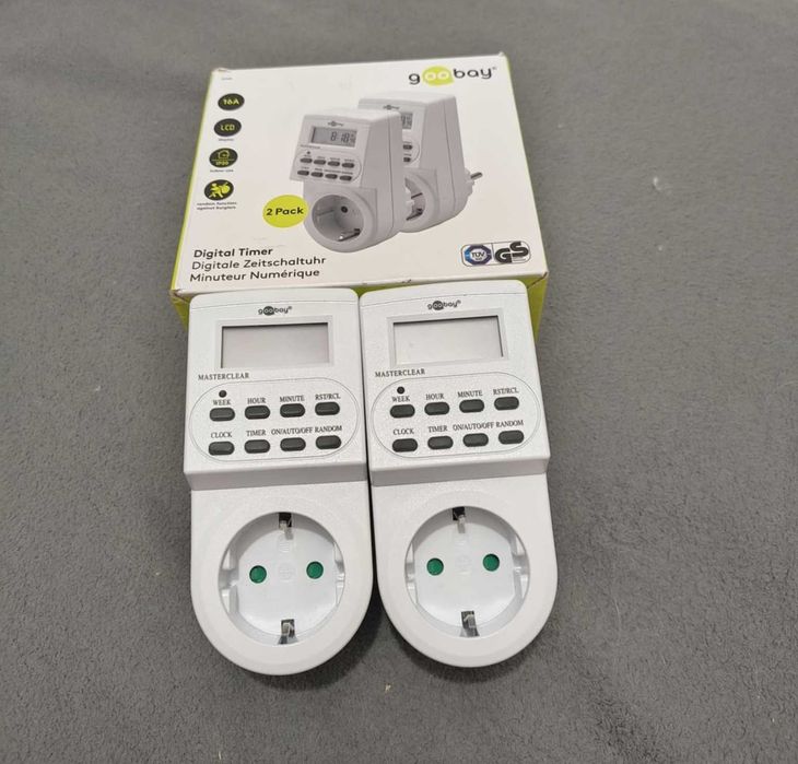 Elektroniczny programator czasowy - 2 sztuki