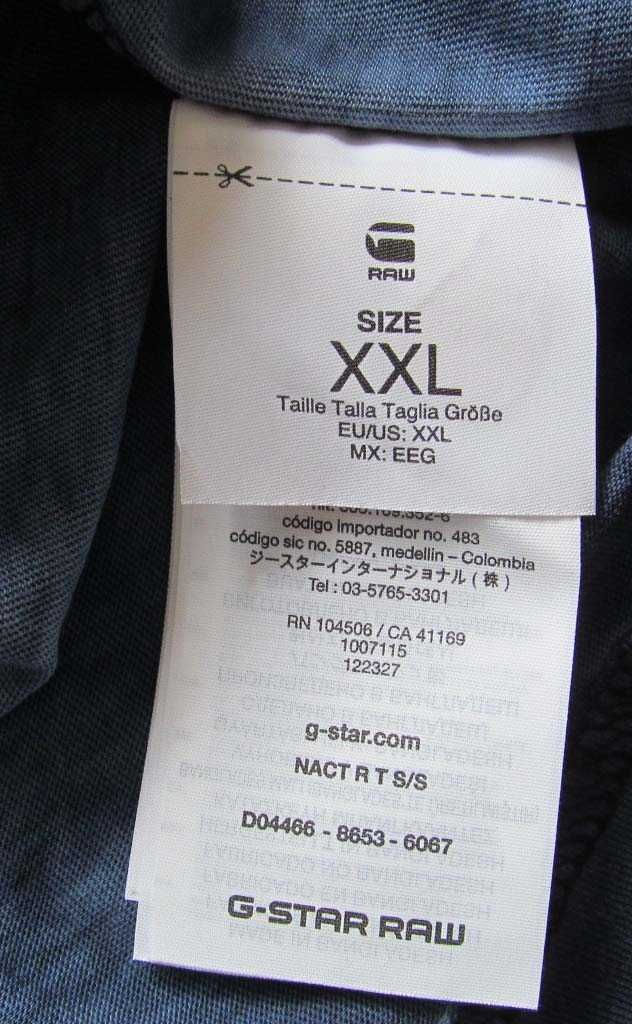 G-Star Raw * męski oryginalny T-shirt * XXL