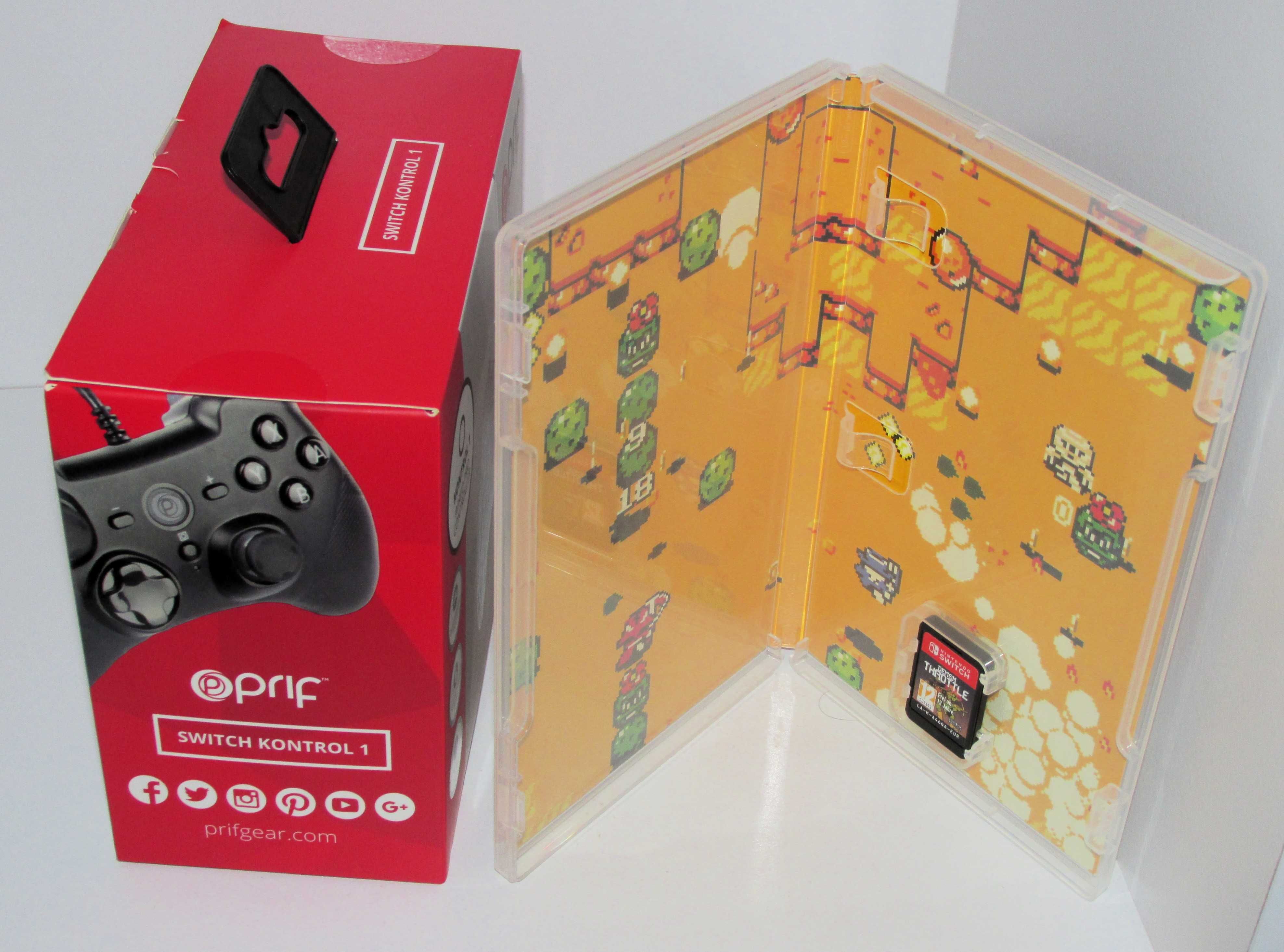 Demon Throttle + Wired Pro Controller Nintendo Switch
