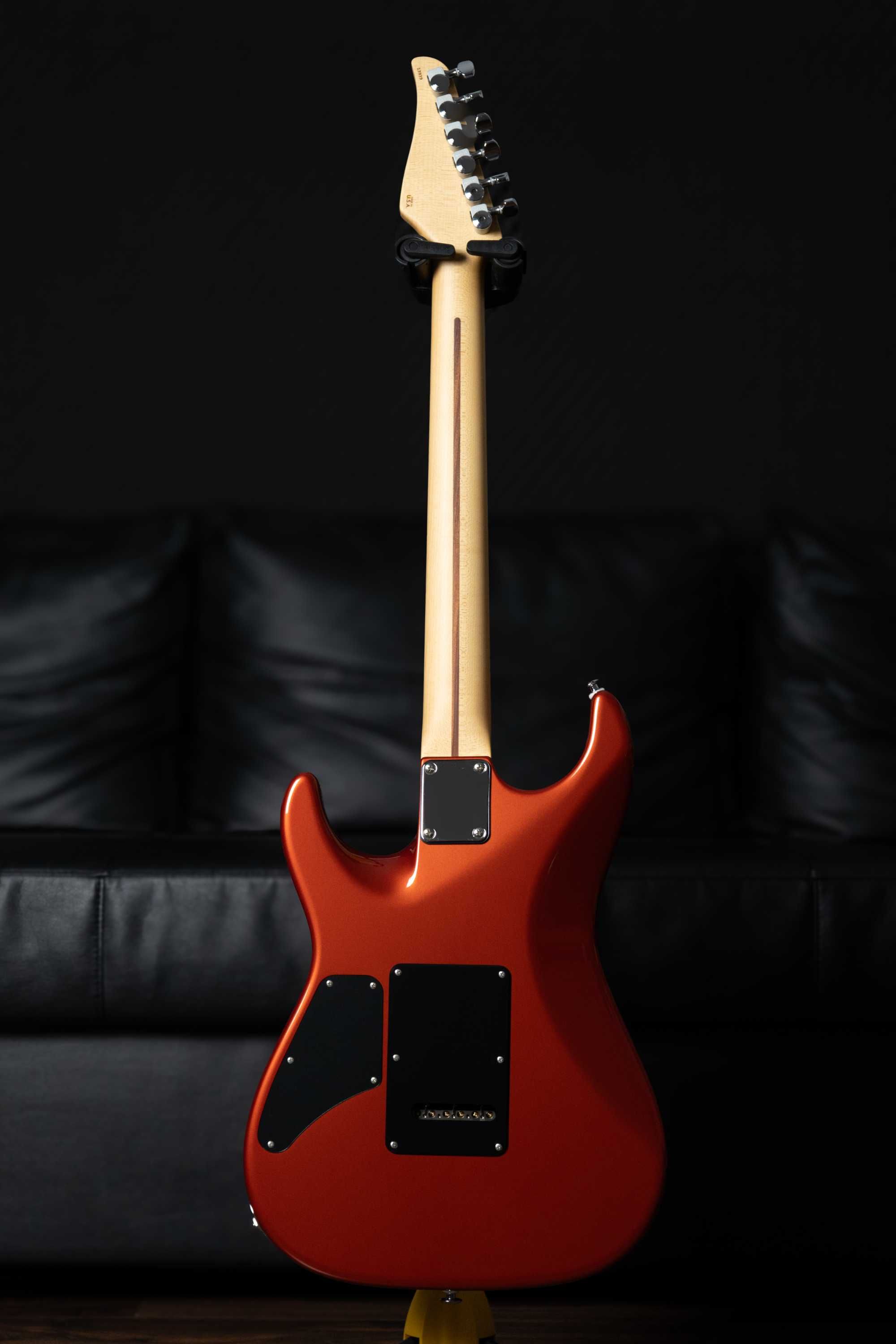 Suhr Custom Shop Standard Carve Top 2011 - Orange Crush Metallic