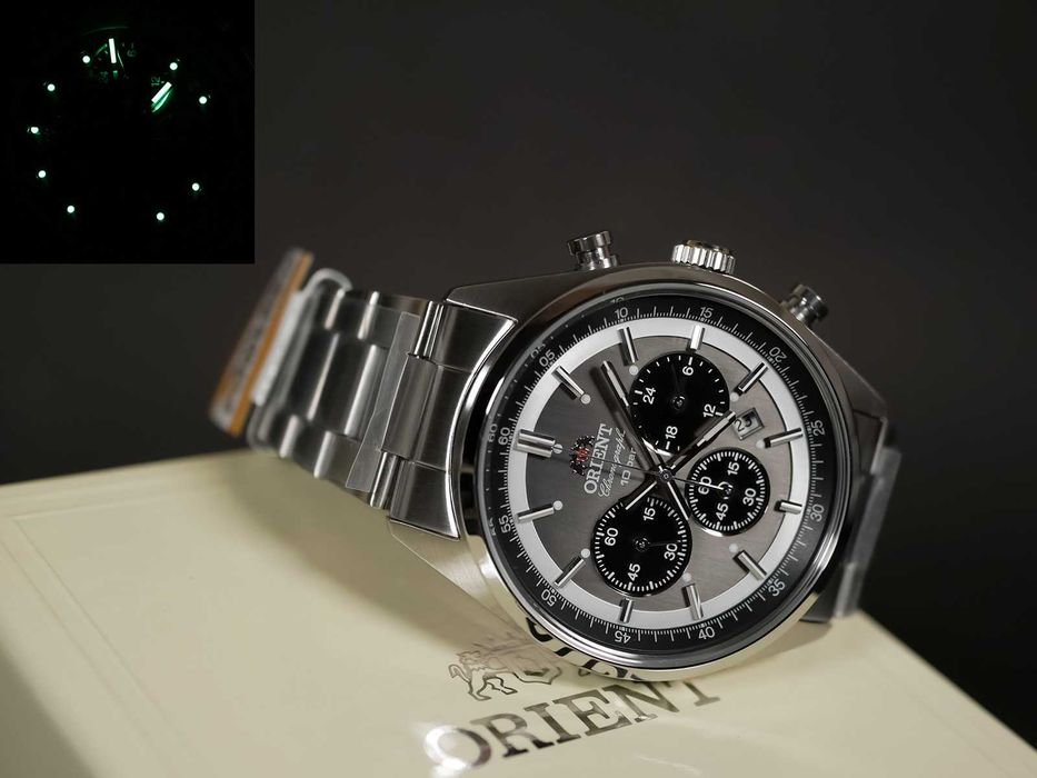 ORIENT NEO70's V001TX Solar Chronograph. Made in Japan
