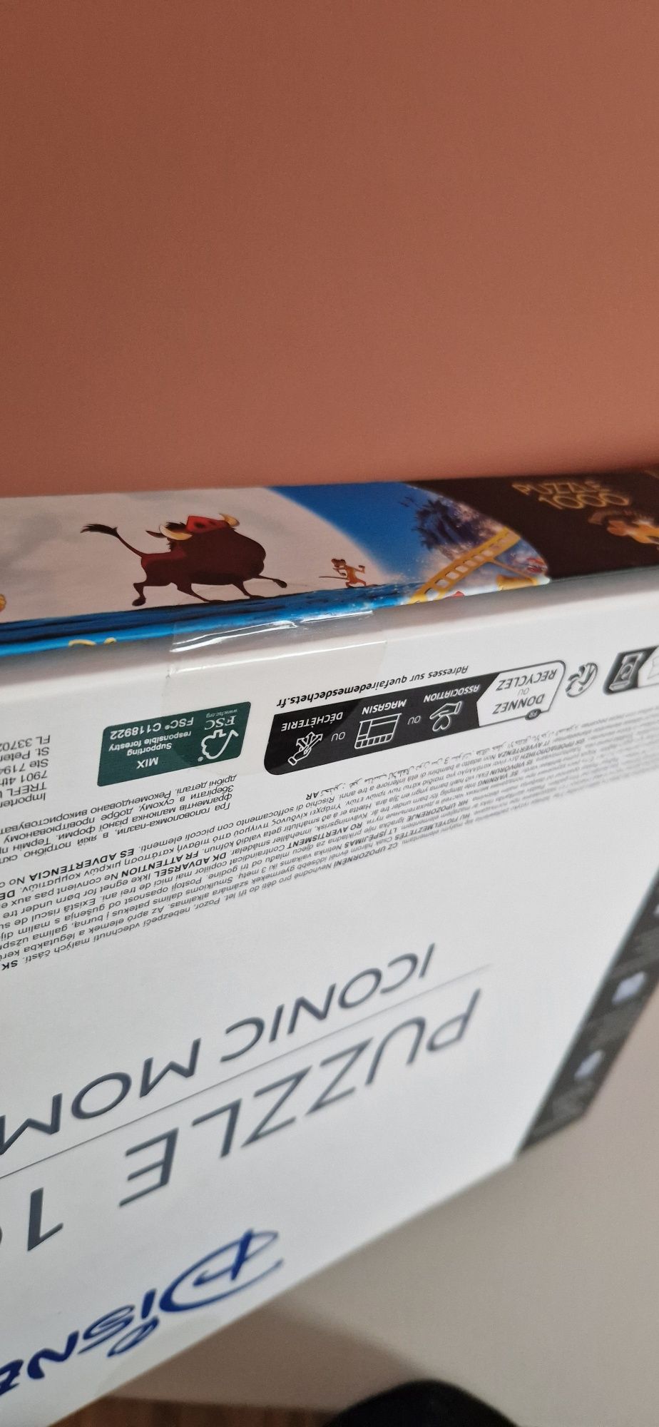 Nowe puzzle 1000 elementów Disney Król Lew