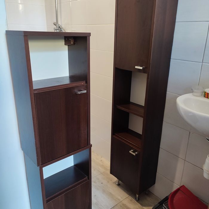 Szafki łazienkowe, 3szt, wenge
