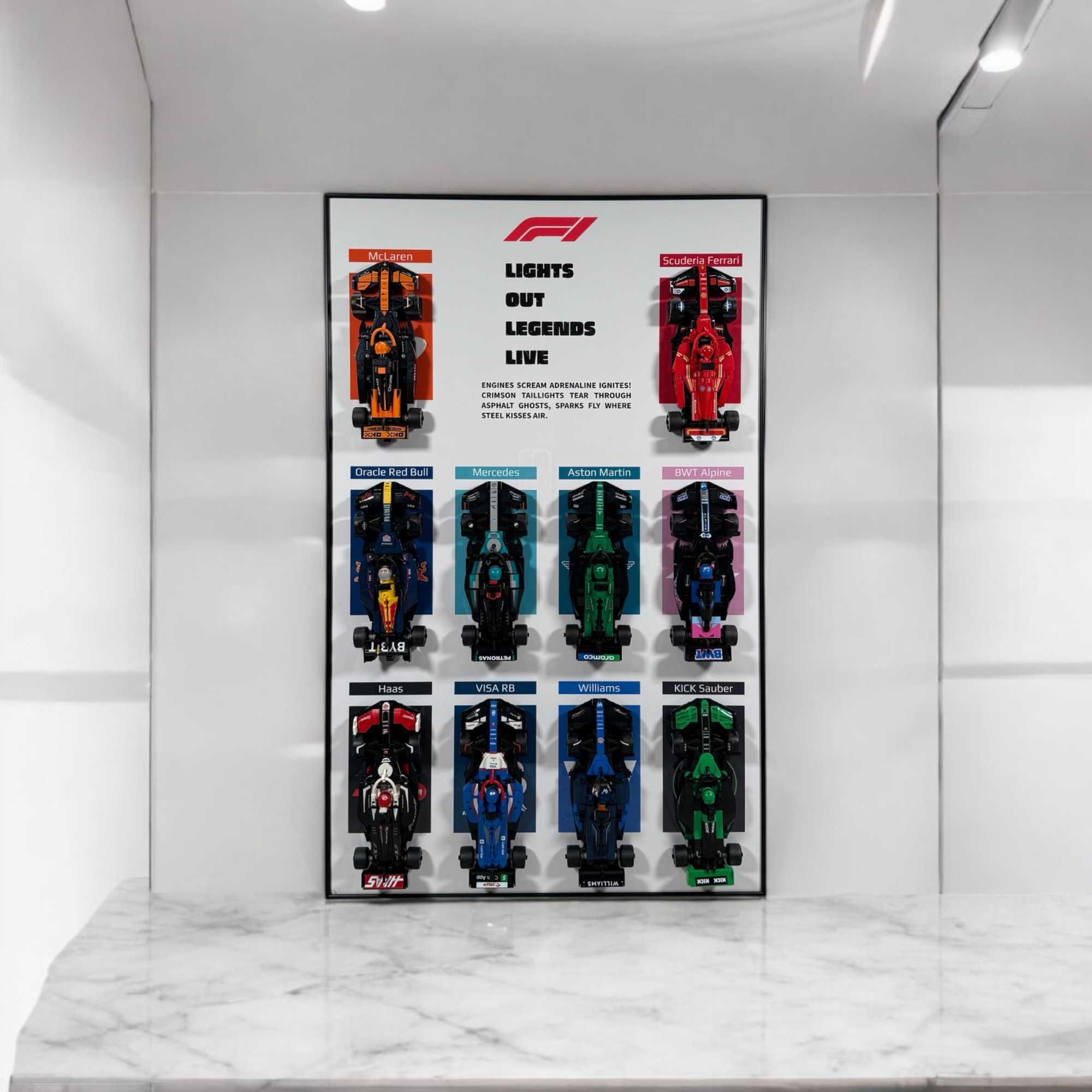 АРТ Тримач 80x50 для Конструкторів LEGO Speed ​​Champions F1 - Type-С