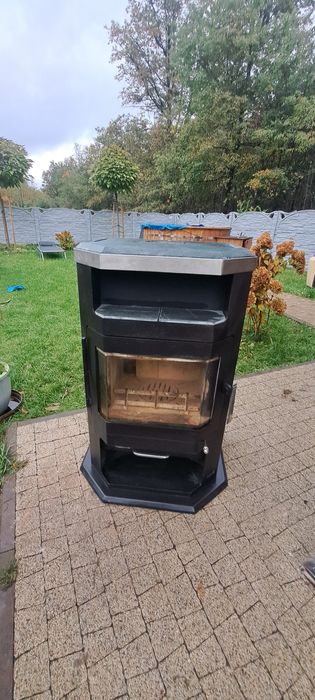 Piec kominkowy kominek koza węgiel drewno 8 KW