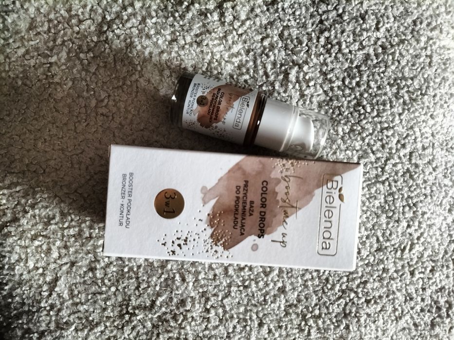 Bielenda baza przyciemniająca do podkładu bronzer 3w1 color drops