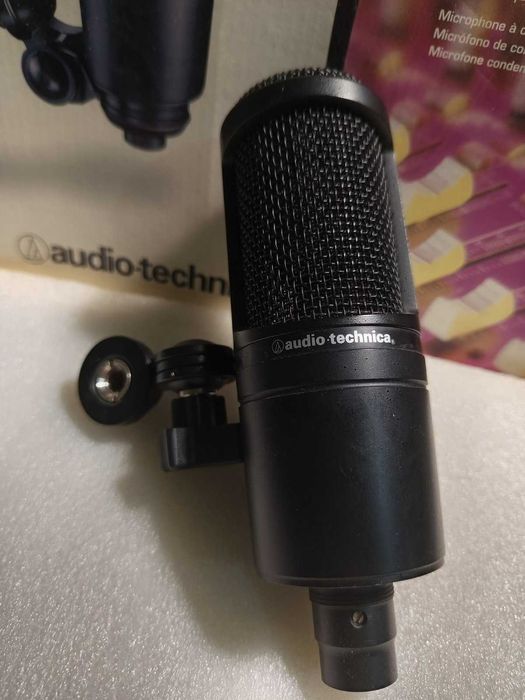 Audio Technica AT2020 Мікрофон студія звукозапису демо микрофон студия