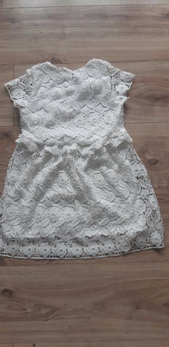 Komplet komunia Buty emel35  sukienka  koronka zara