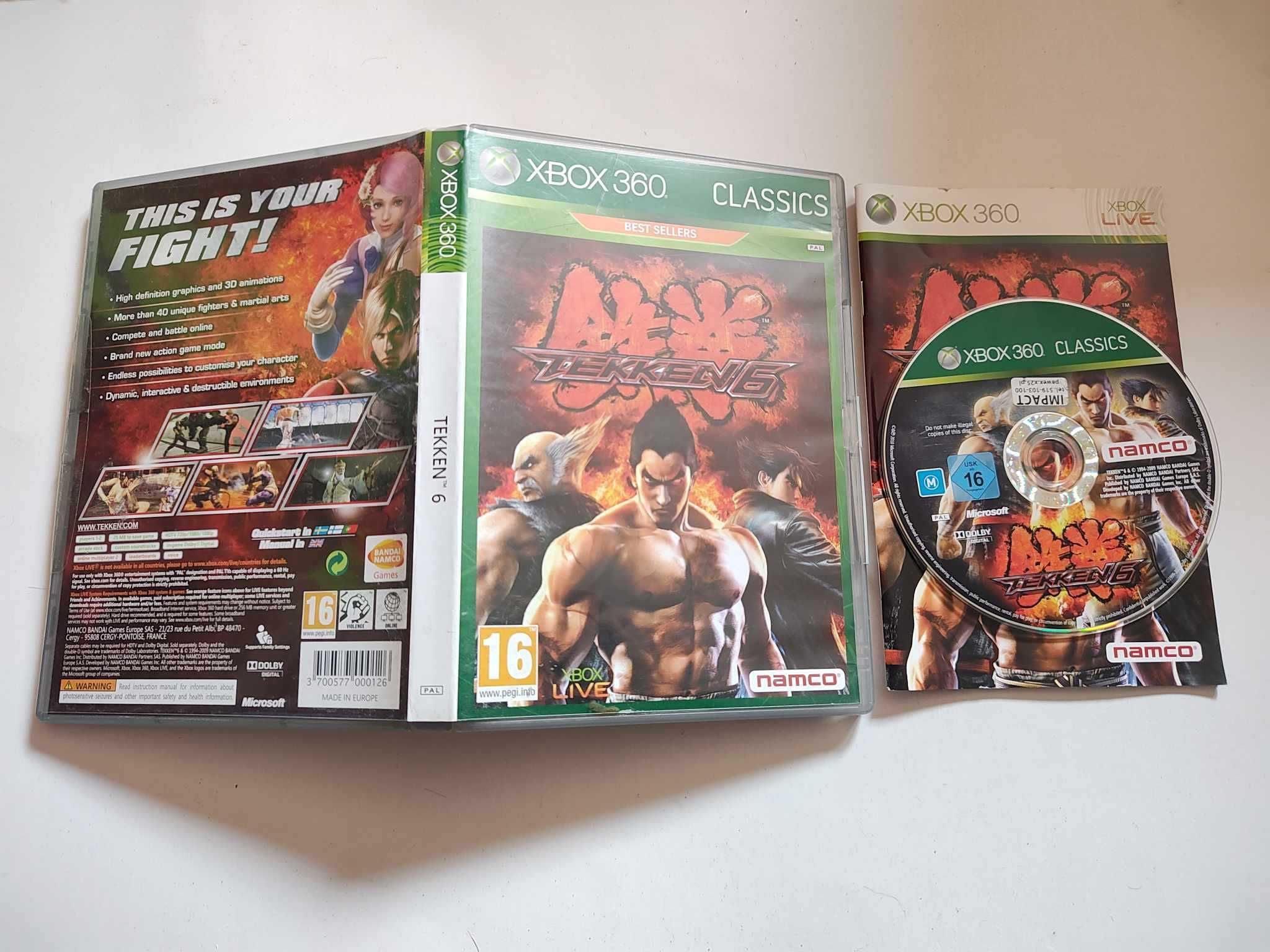 Xbox 360 gra Tekken 6