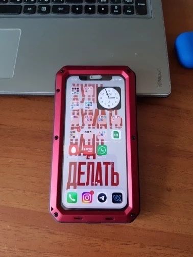 Бронированный черный чехол iPhone  11 pro max