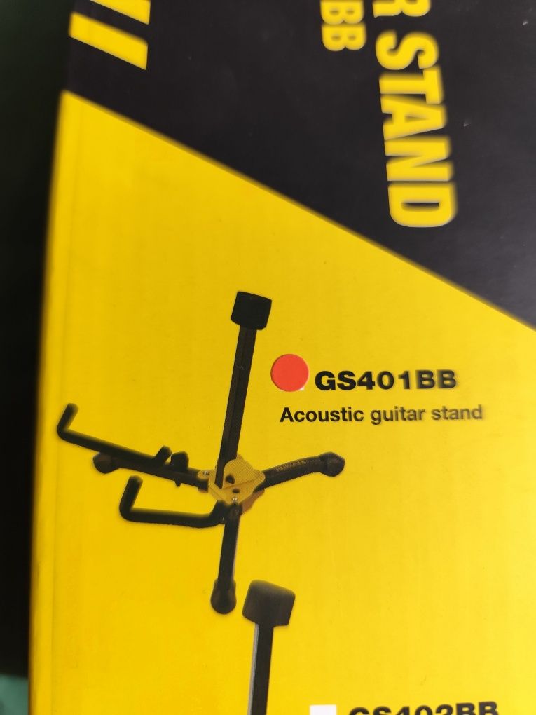 Hercules GS401BB statyw do gitary akustycznej.