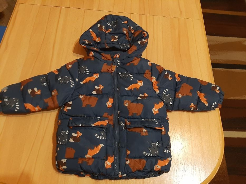 Kurtka zimowa dla chłopca rozmiar 86
