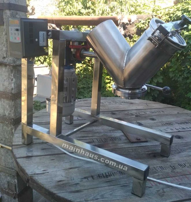 змішувач лабораторний V8 мikcep бiконусный смешиватель гравитационный