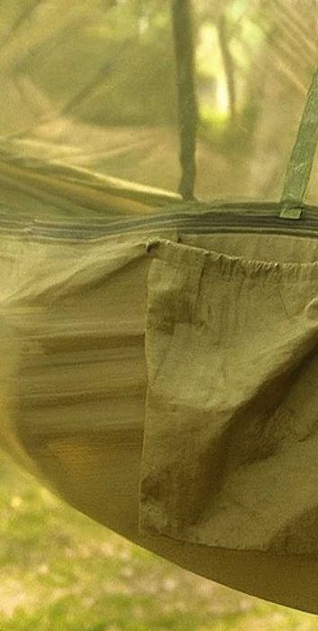 2w1 XXL Mocny Hamak z Moskitierą Turystyczny Survival Biwak +Pokrowiec