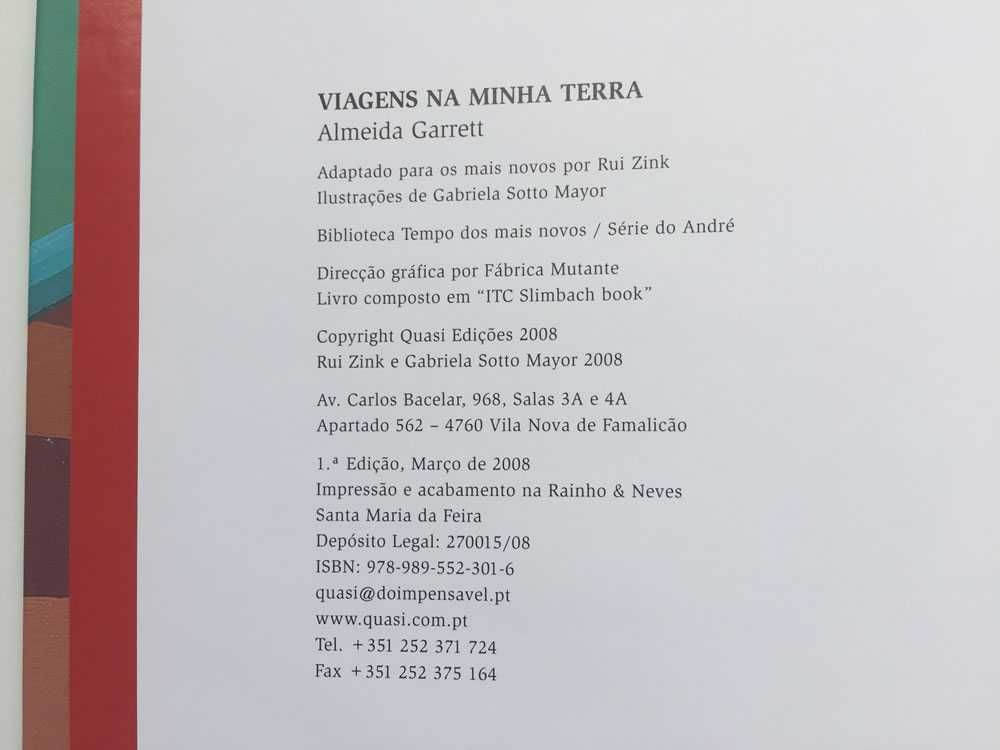 Livro - Viagens na Minha Terra