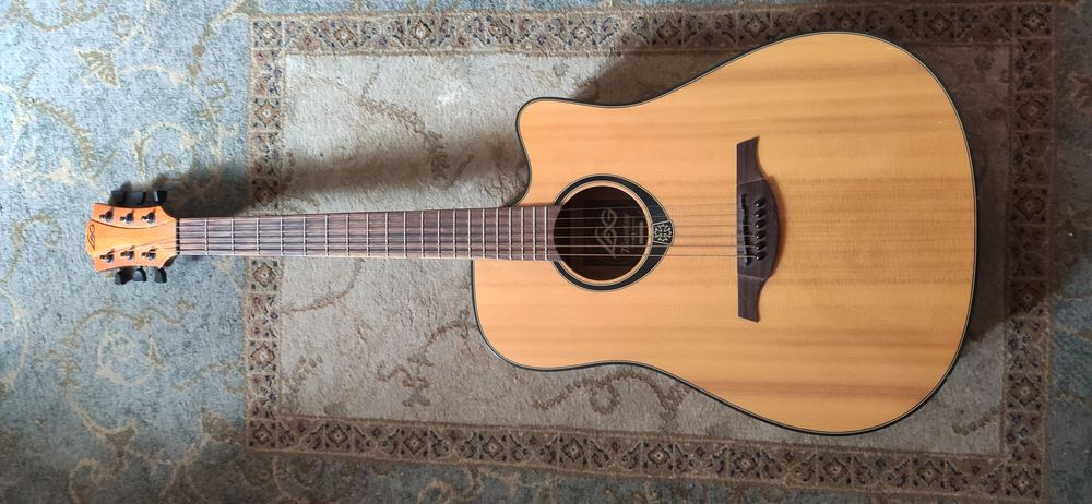 Гітара акустична Lag з чохлом не ямаха ibanez fender yamaha crafter