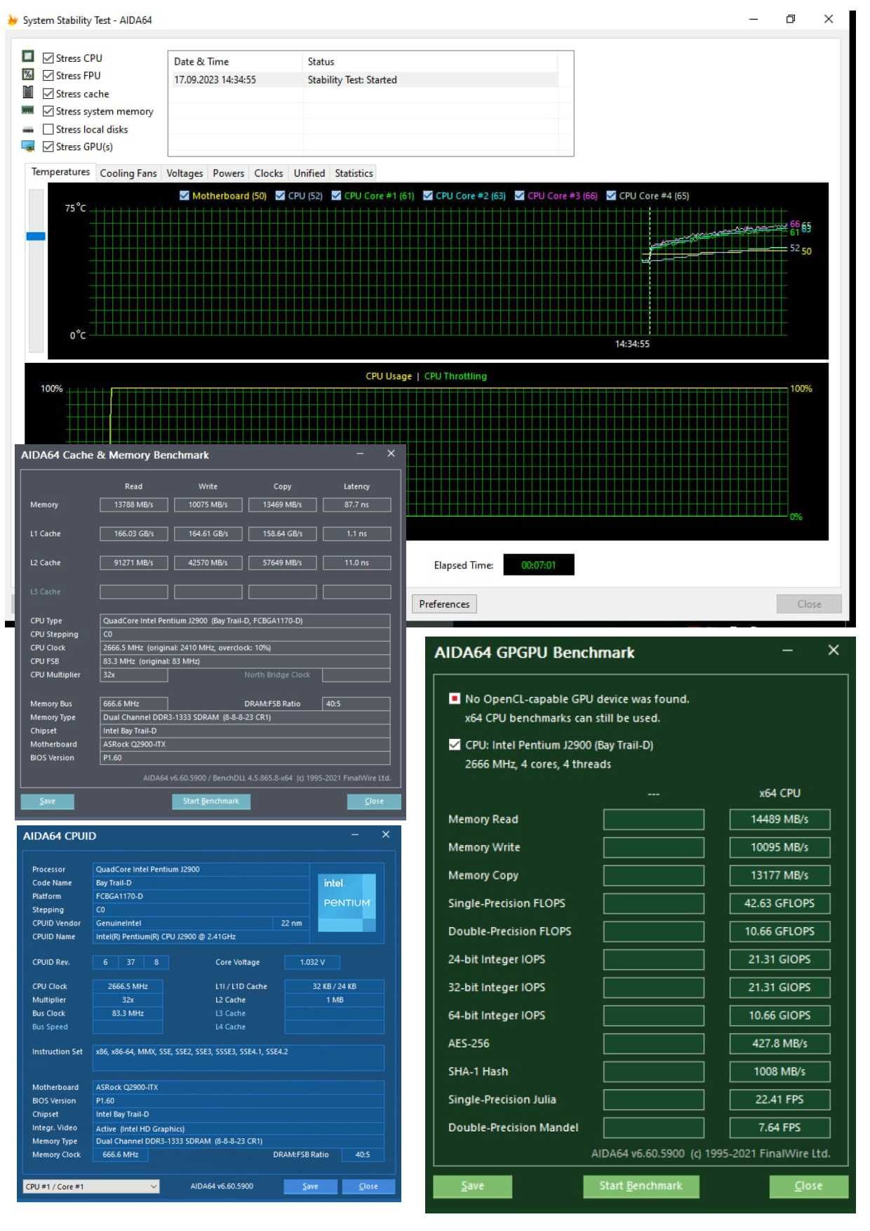 Системный блок тихий безшумний Pentium J2900