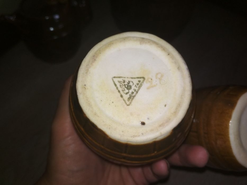 Сервиз чайный Медведи, мишки,советский, СССР, керамика, майолика,