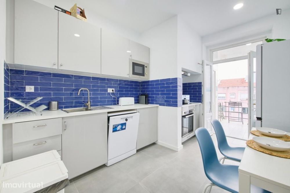 Quarto - localizado em Alcântara Lisbon