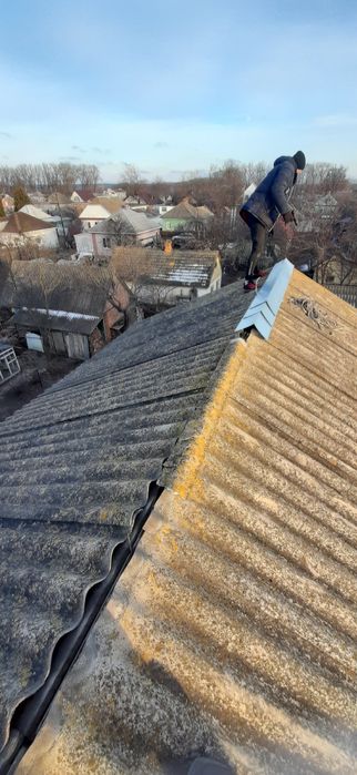 Ремонт криш Заміна конькив, водостоків . Зварюваня,Пиляня дерев