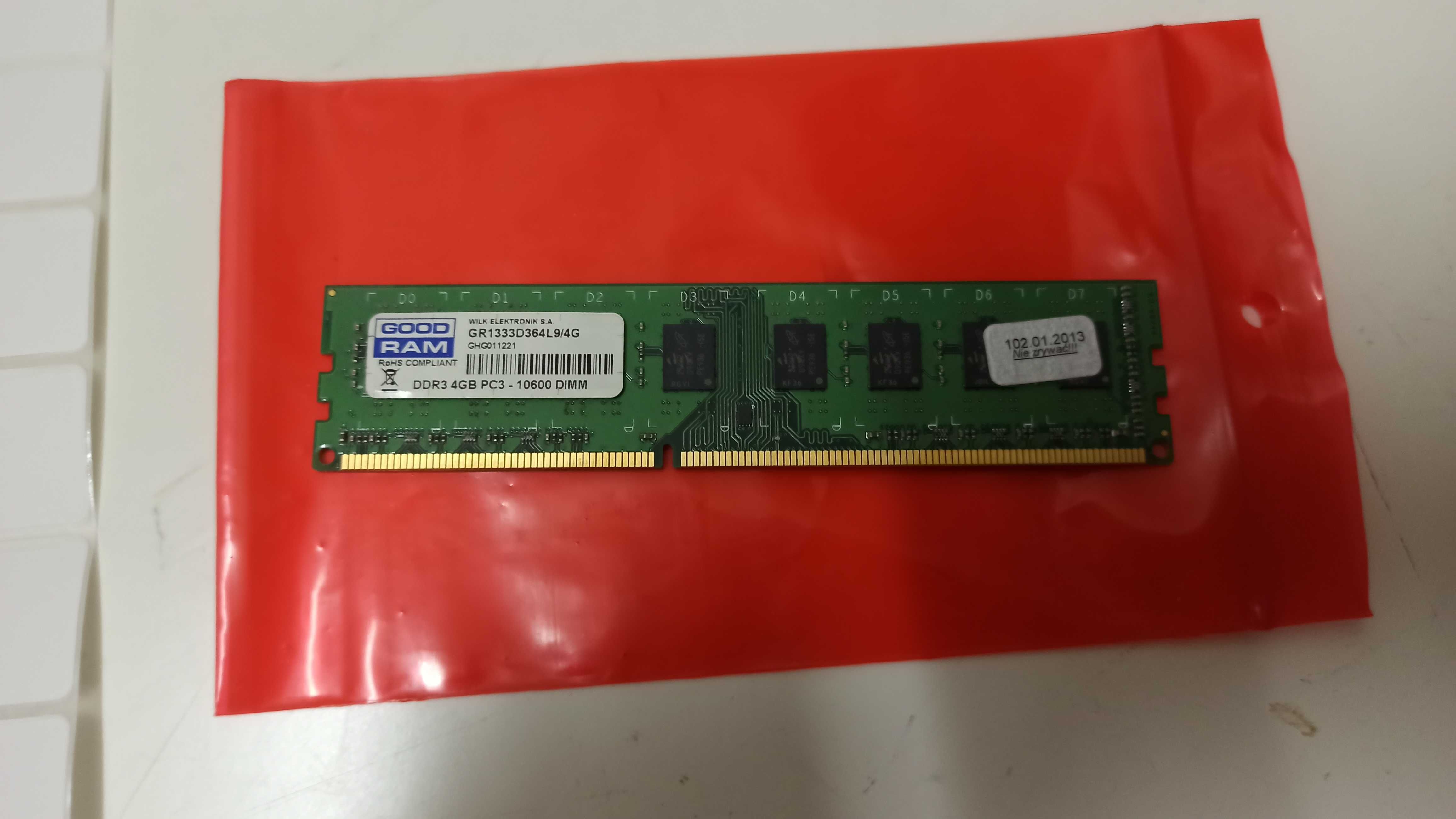 RAM Goodram GR1333D364L9/4G 4GB DDR3 CL9 1333MHz