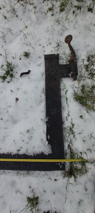 Zawiasy ozdobne ze  starej stodoły