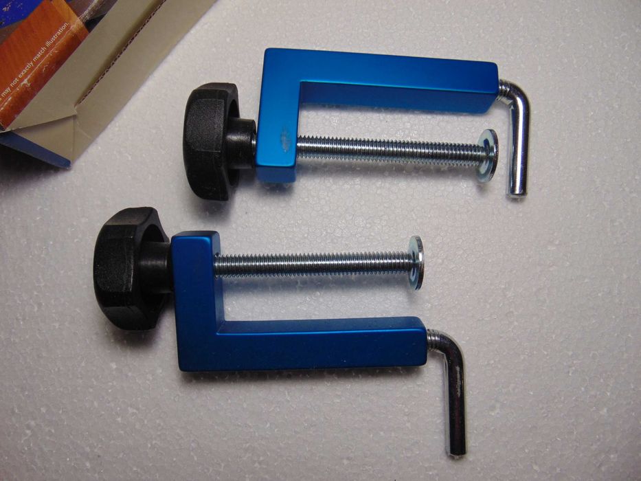 Пара зажимов для направляющей циркулярной пилы станок деревообработка