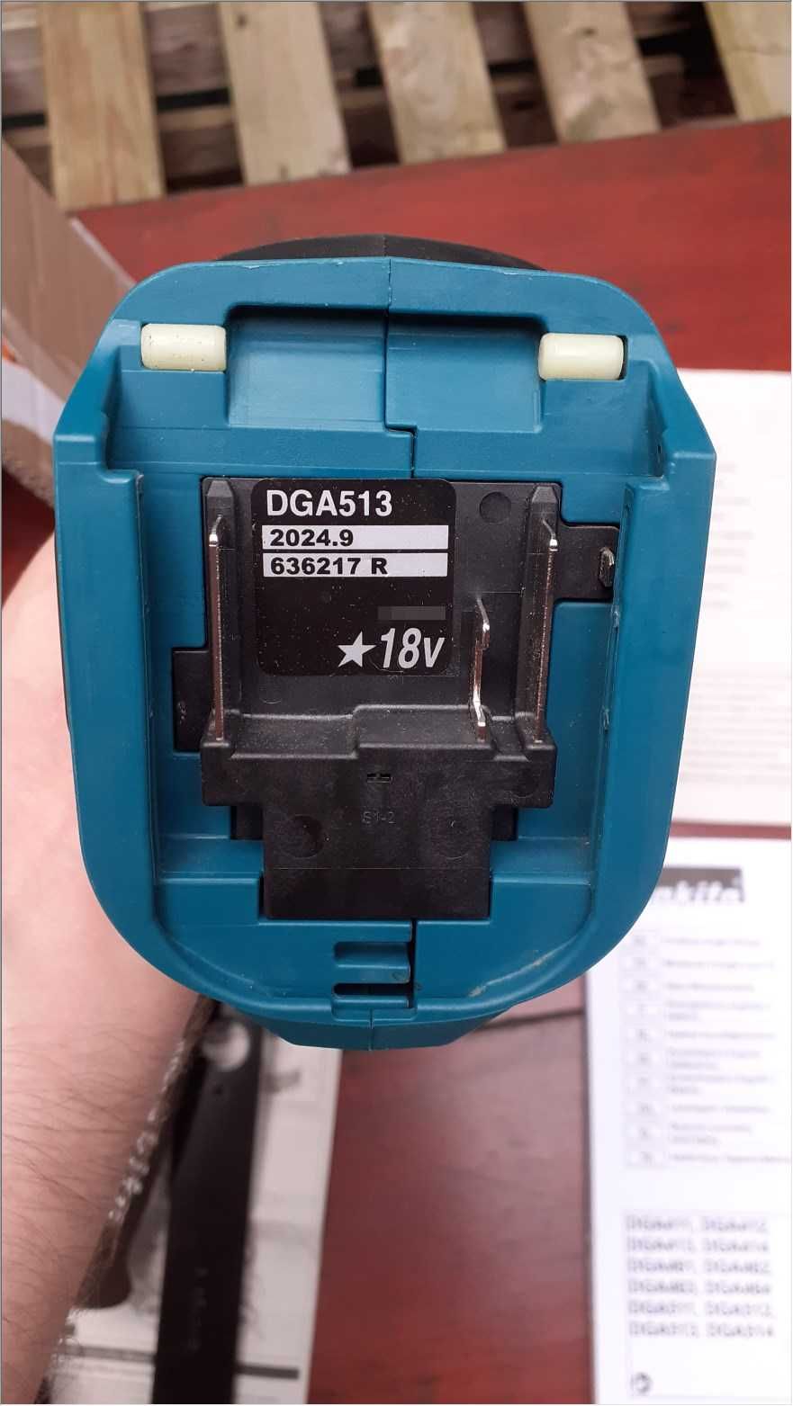 Szlifierka kątowa Makita DGA513  18v