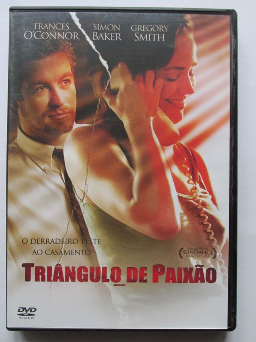 DVD Triângulo da Paixão, Frances O'Connor, Simon Baker, Gregory Smith