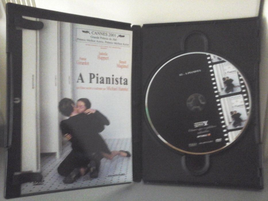 Dvd A PIANISTA de Michael Haneke c/ Isabelle Huppert Filme ENTREGA JÁ