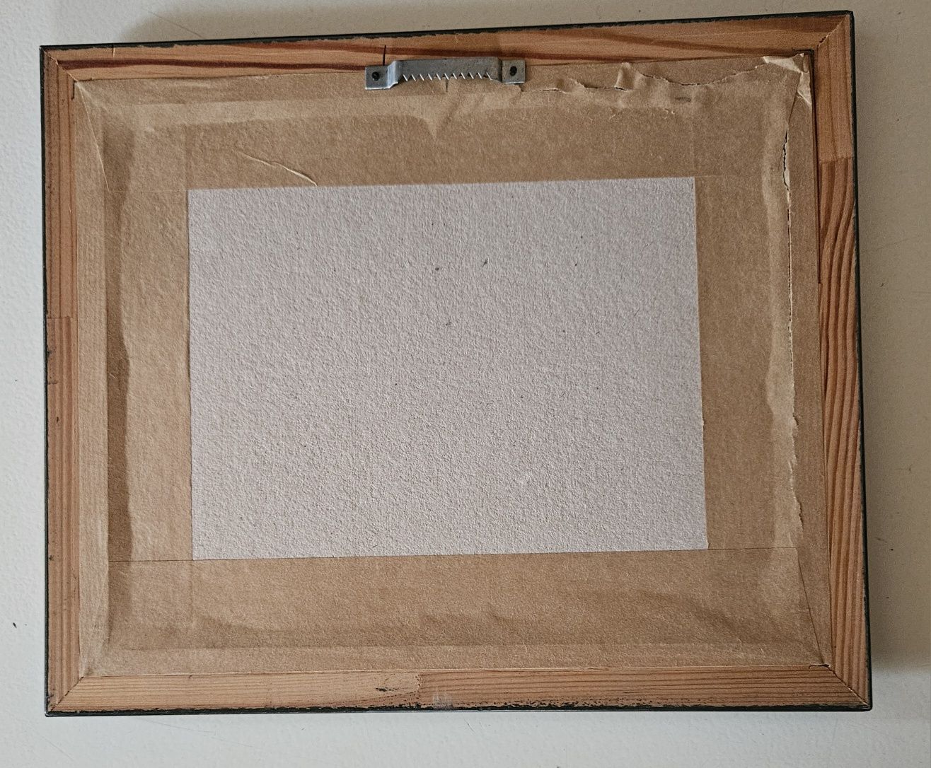 Obrazek w drewnianej ramce 29x24.5cm