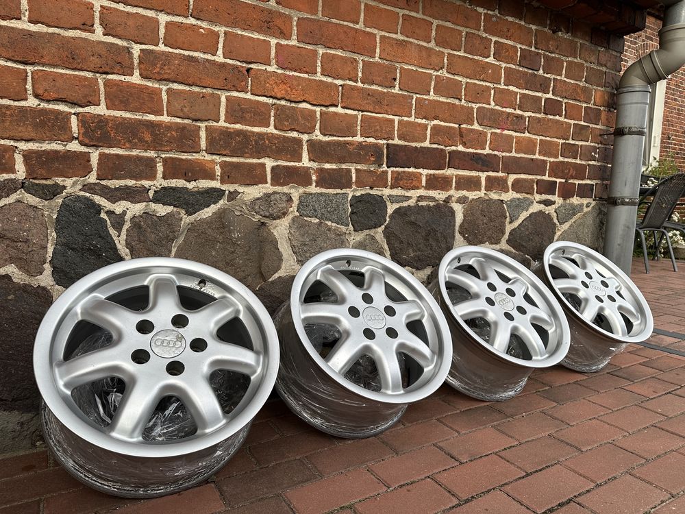 Alufelgi 5x112 16 Audi A6 C5 srebrne felgi letnie zimowe 205/55/16