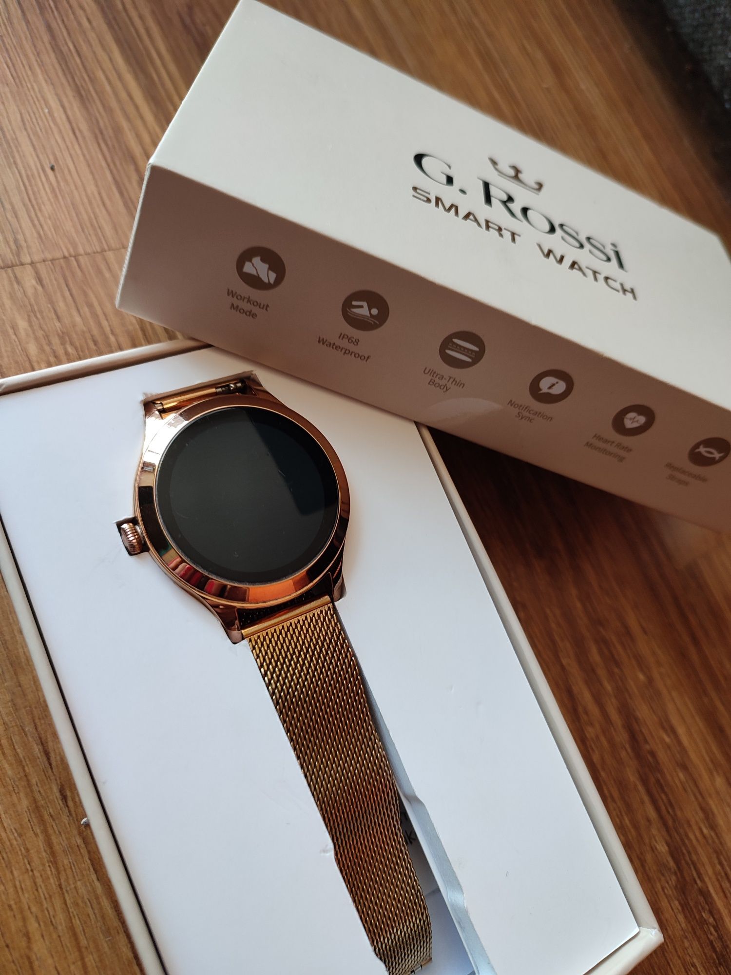 Piękny Smart WATCH G.Rossi SW014, damski, w idealnym stanie. Polecam!