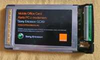 modem PCMCIA GSM SIM do laptopa Sony Ericsson GC89 Orange