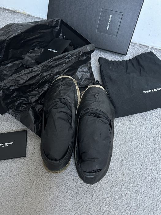 Espadryle skorzane ysl