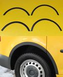 Накладки на арки на Volkswagen Caddy Фольксваген Кадди 15-20р