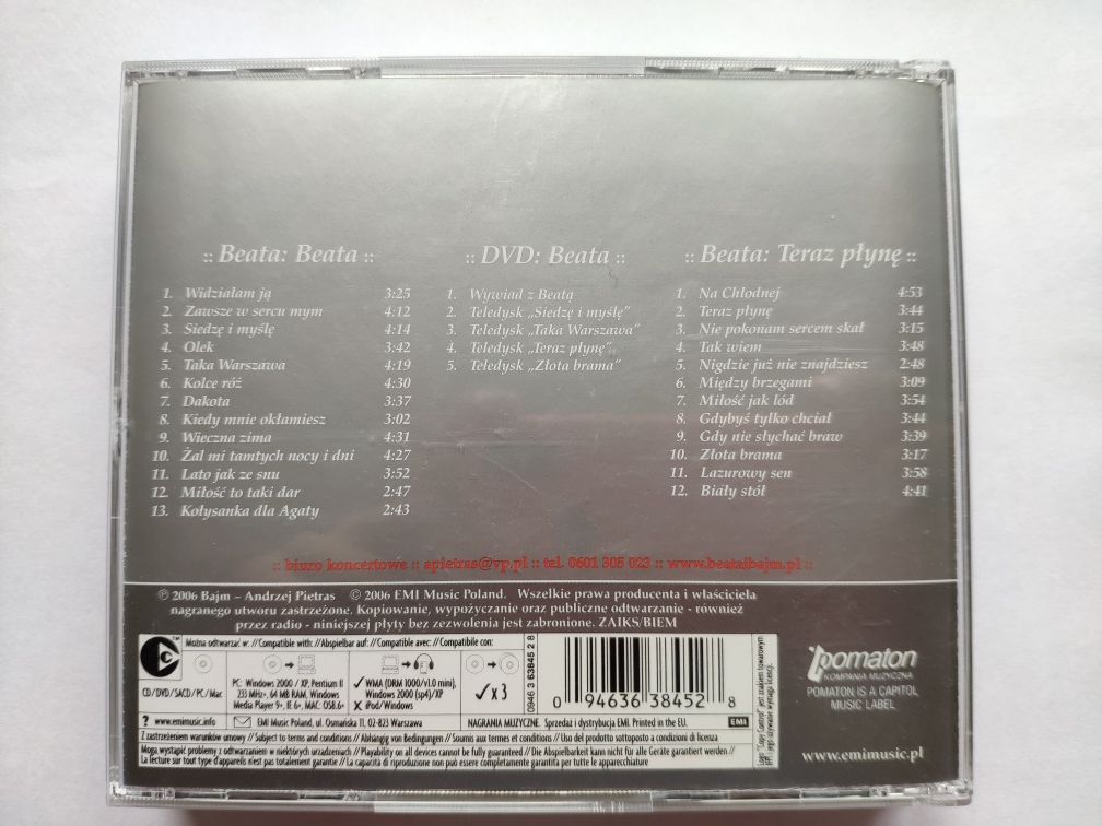 Beata Kozidrak Autograf Album Platynowa 2 CD DVD