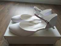 Nieużywane buty Witt białe SLUBNE - 39 Powystawowe model 281 czółenka