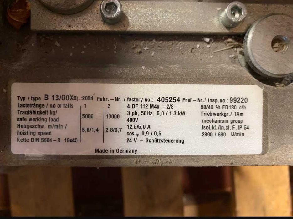 Nowy elektryczny wciągnik łańcuchowy Liftket 10t wciąg do suwnicy