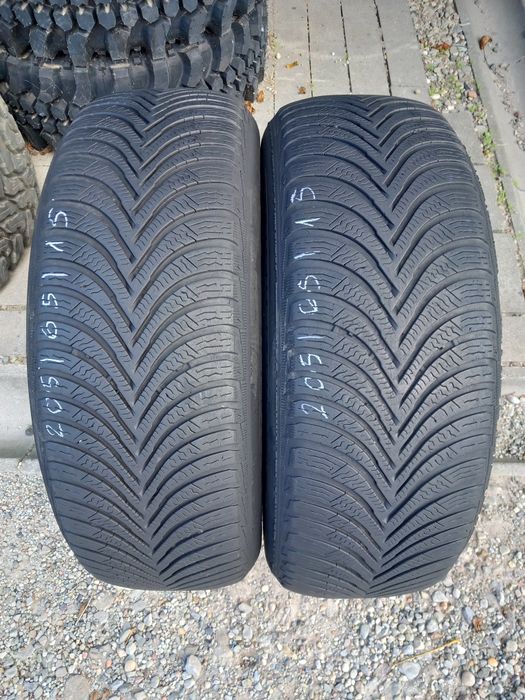 2x Opony Używane Całoroczne 205/65R15 Michelin