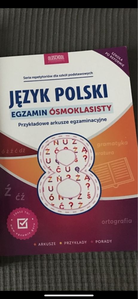 Egzamin ósmoklasisty repetytorium język polski i matematyka 2 szt.