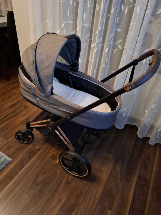 Cybex Priam 2.0 Platinum 3w1 Manhattan grey plus