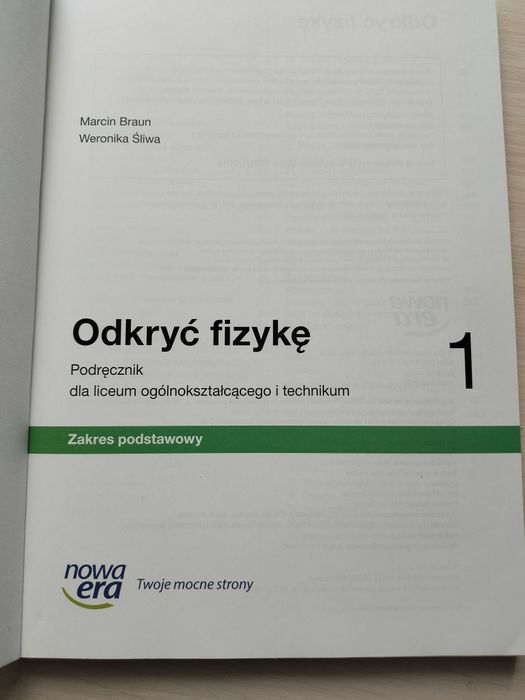Odkryć fizykę 1 - zakres podstawowy
