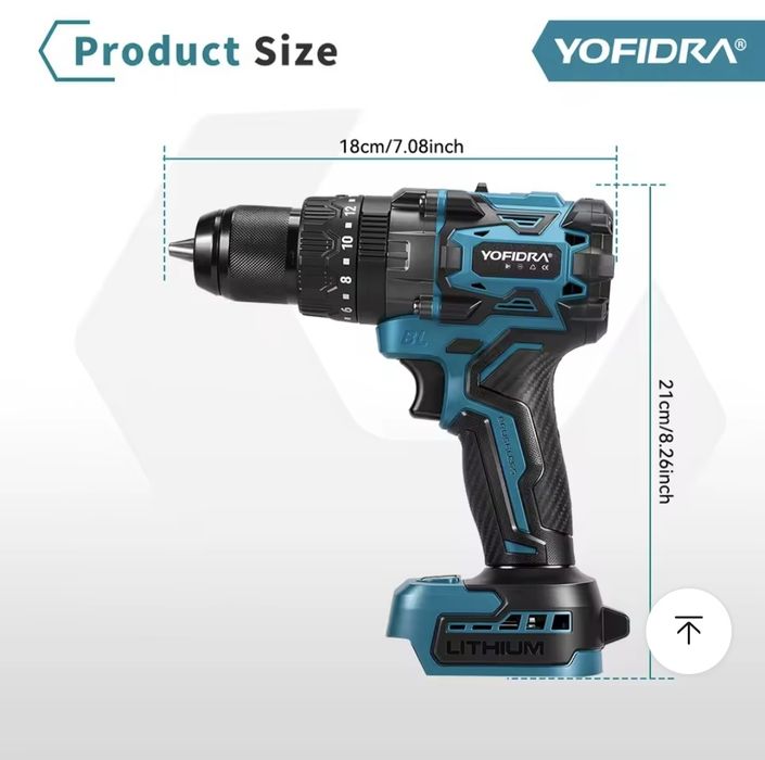 Wkrętarka udarowa wiertarka YOFIDRA GISAM MAKITA 900 N.M 13mm
