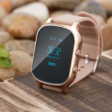 Розумні годинник з трекером Smart GPS Watch T58 Gold